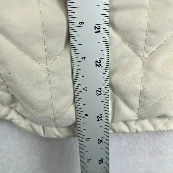 Storm Creek Women's Fleece Jacket Size Large Cream Full Front Zip - Picture 11 of 11